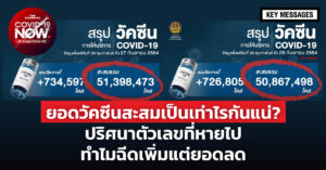 ยอดวัคซีนสะสม