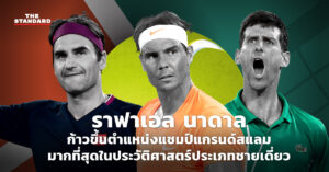 เปิดทำเนียบแชมป์เทนนิสแกรนด์สแลมประเภทชายเดี่ยว