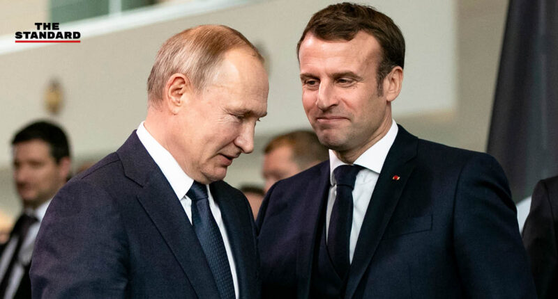 ประธานาธิบดีฝรั่งเศสบินตรงสู่กรุงมอสโก เจรจากับผู้นำรัสเซีย ท่ามกลางสภาวะตึงเครียดวิกฤตยูเครน