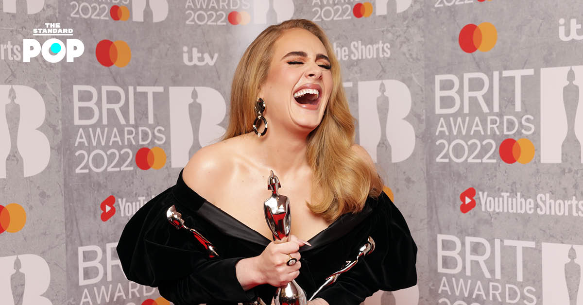 Adele สร้างสถิติใหม่เป็นศิลปินหญิงที่ชนะรางวัล BRIT Awards มากสุดในประวัติศาสตร์