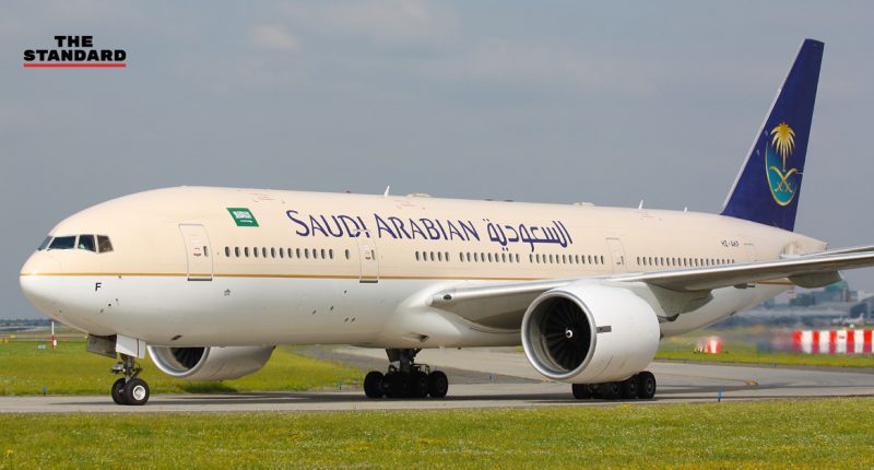 inaugural flight Saudi flies