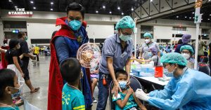นักเรียนฉีควัคซีนเข็ม 3