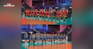ทีมวอลเลย์บอลหญิงไทยและเซอร์เบีย