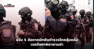 แจ้งข้อหาตำรวจคลุ้มคลั่ง