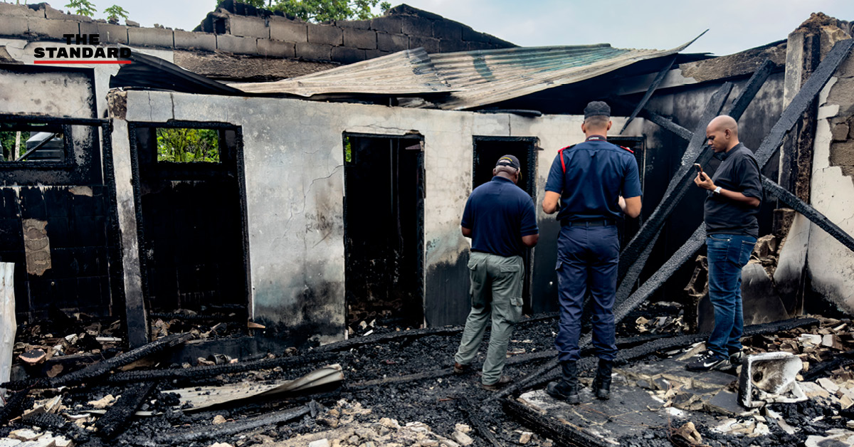 School dormitory fire in Guyana