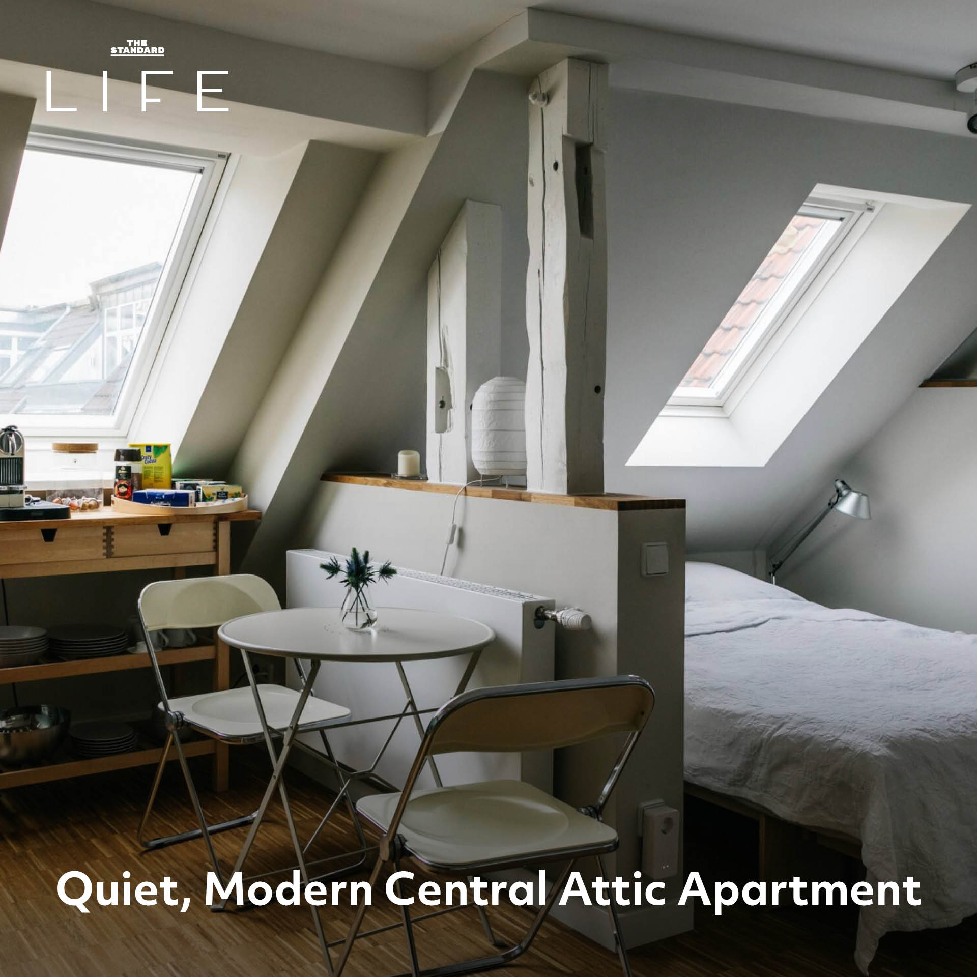 Quiet, Modern Central Attic Apartment