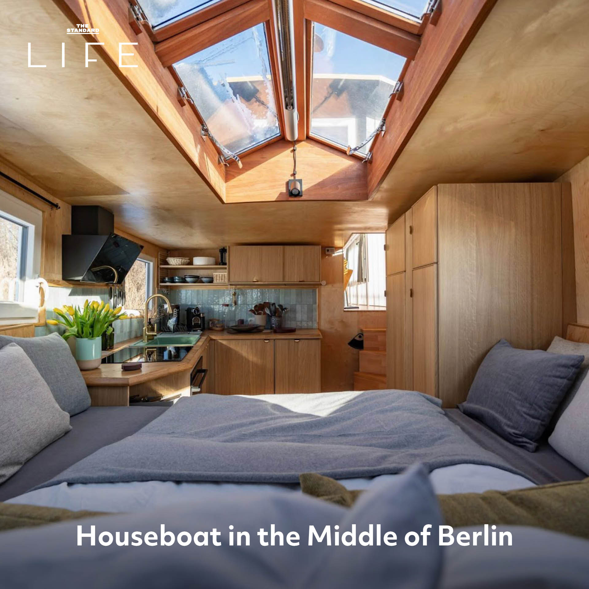 Houseboat in the Middle of Berlin