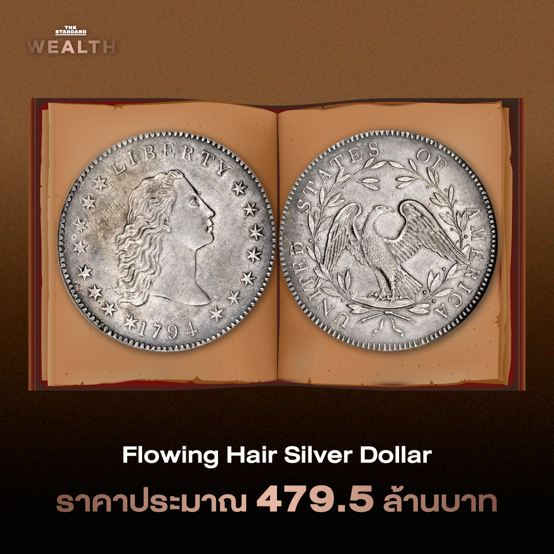 Flowing Hair Silver Dollar