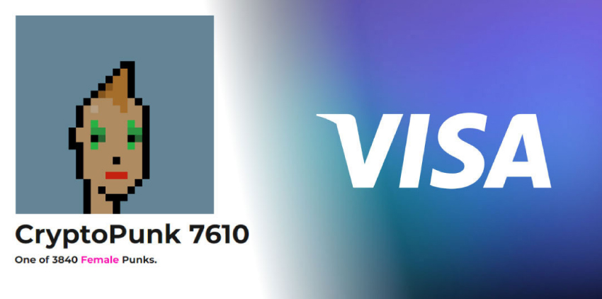 Visa Group ลงทุนใน CryptoPunk #7610 เมื่อวันที่ 19 สิงหาคม 2021