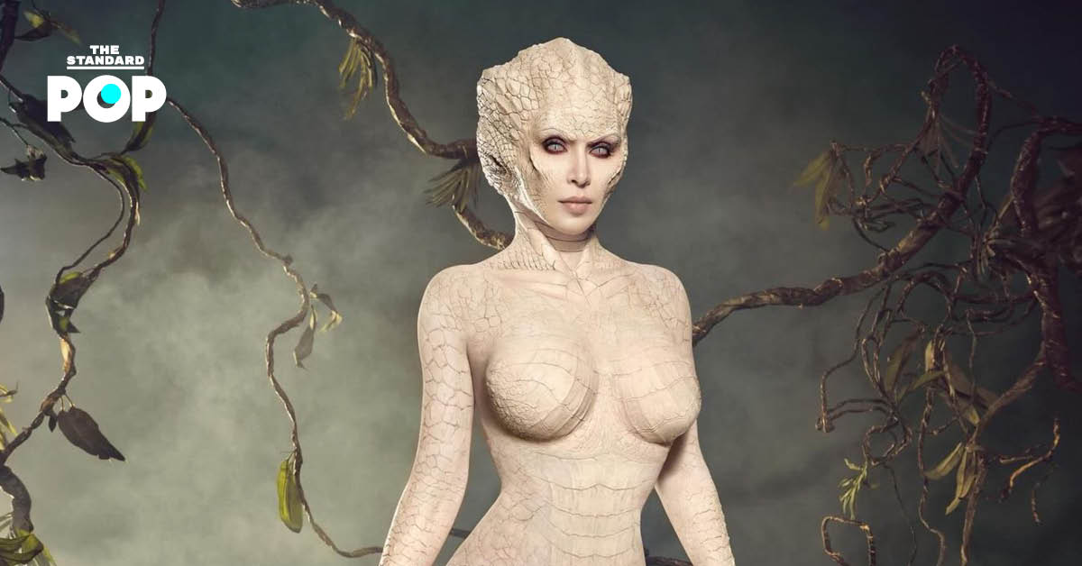 Kim Kardashian Albino Alligator