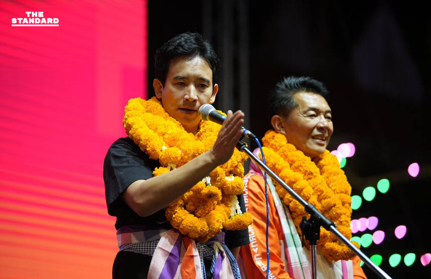 พิธา ปราศรัยช่วย คณิศร หาเสียงที่หนองประจักษ์ จังหวัด อุดรธานี