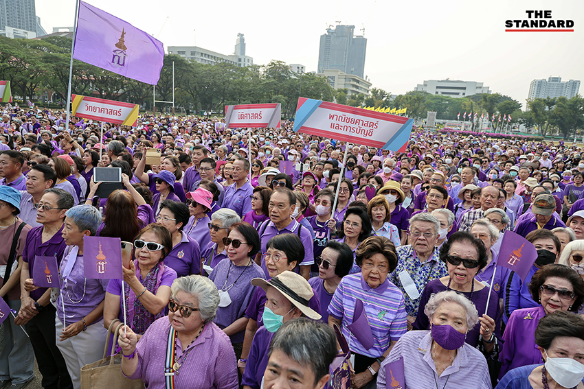 15 กุมภาพันธ์ 2567: นิสิตเก่าจุฬาลงกรณ์มหาวิทยาลัยหลากหลายคณะร่วมทำกิจกรรมเชิงสัญลักษณ์ถวายแด่สมเด็จพระกนิษฐาธิราชเจ้า