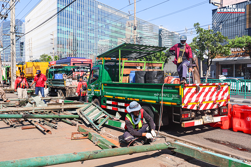 ภารกิจไล่รื้อ ‘ตลาดลาว’ เขตคลองเตย 