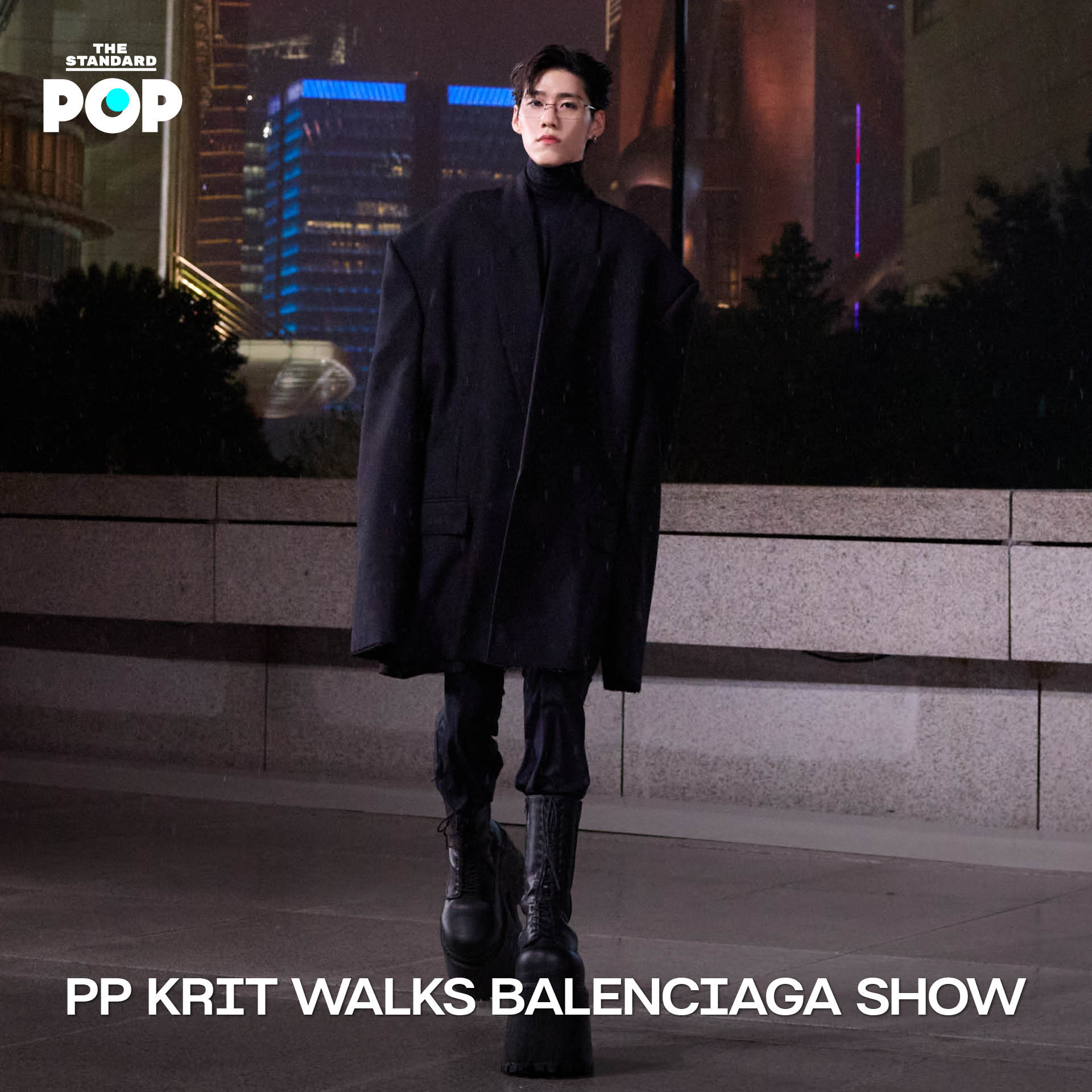 PP KRIT WALKS BALENCIAGA SHOW 