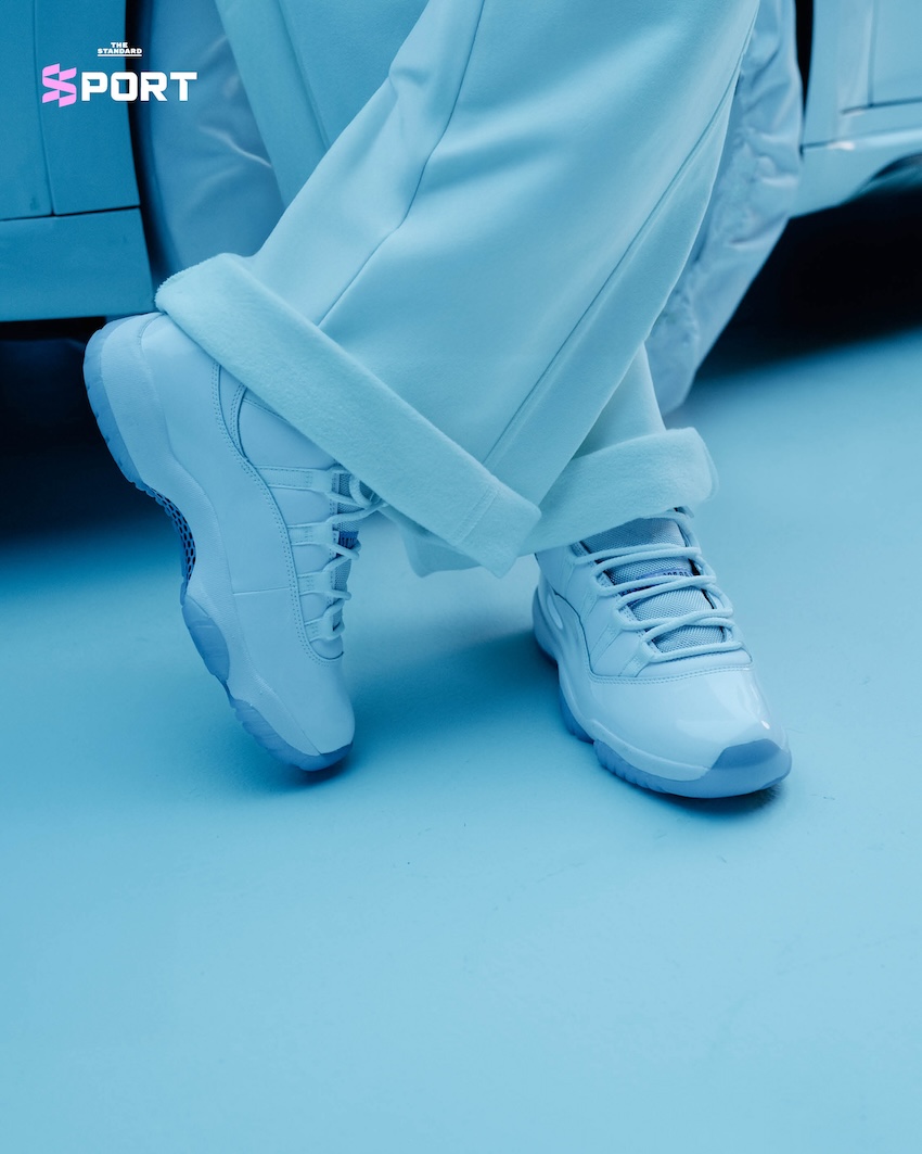 ลีรอย ซาเน Jordan 11 ‘Legend Blue’