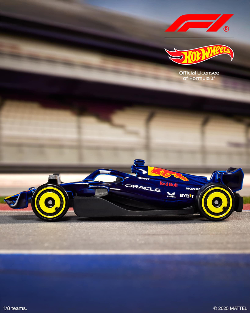 Hot Wheels ปล่อยภาพของเล่นคอลเล็กชัน F1 