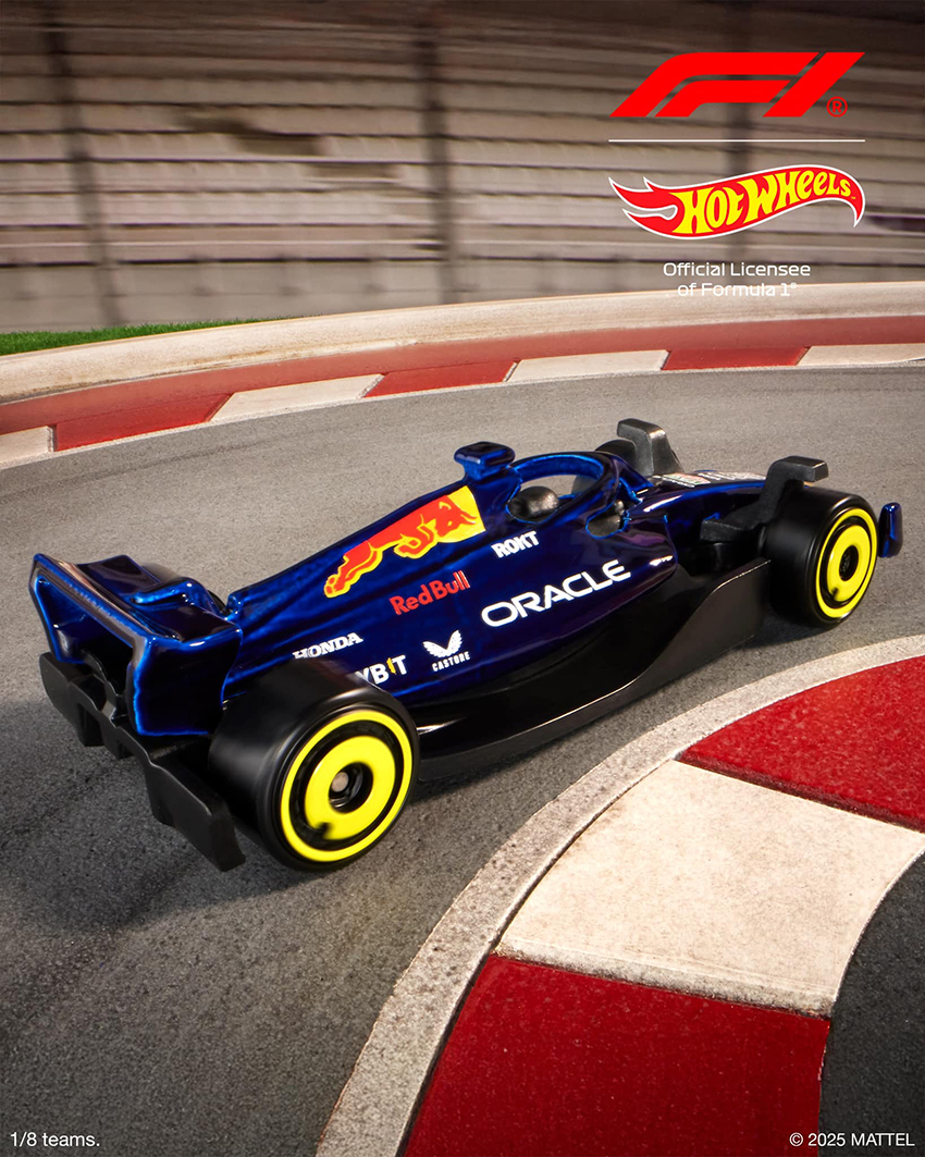 Hot Wheels ปล่อยภาพของเล่นคอลเล็กชัน F1 