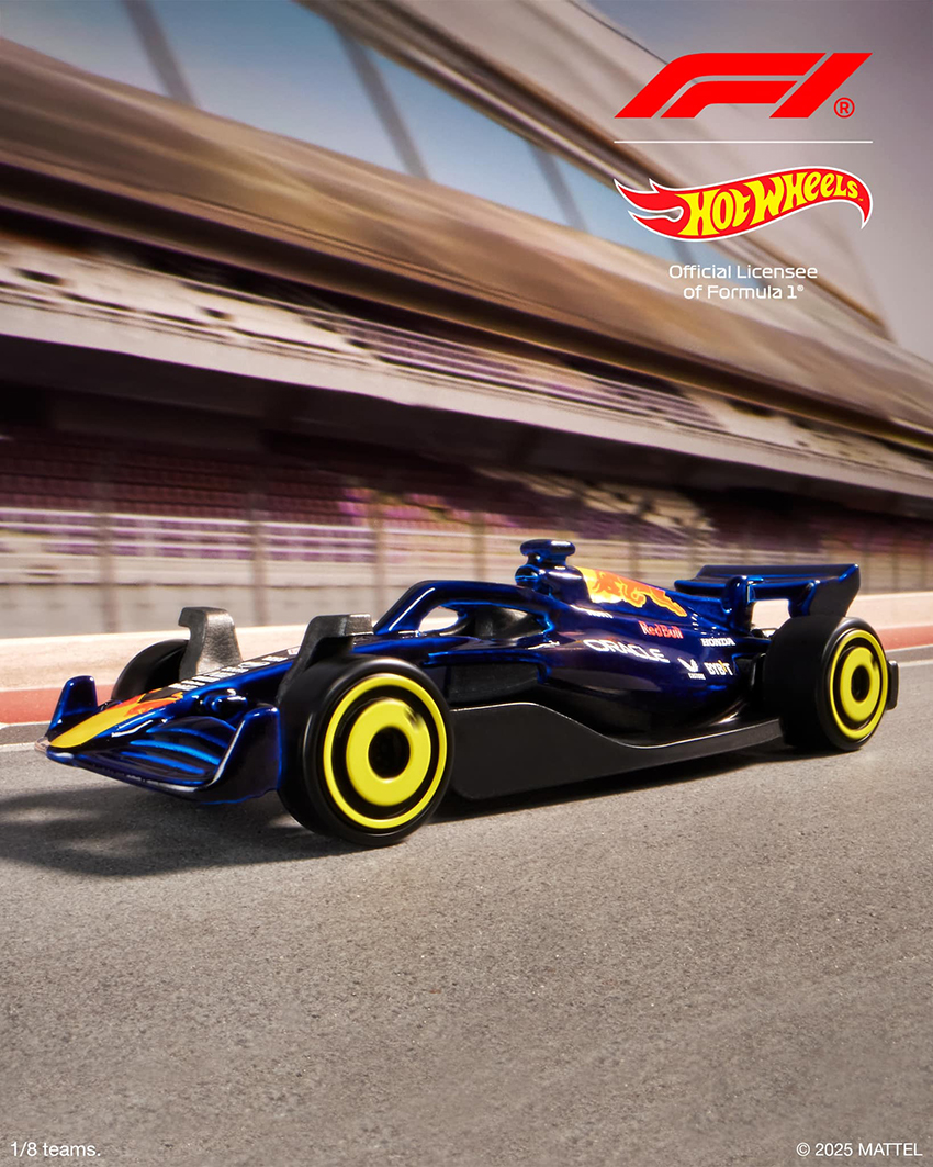 Hot Wheels ปล่อยภาพของเล่นคอลเล็กชัน F1 