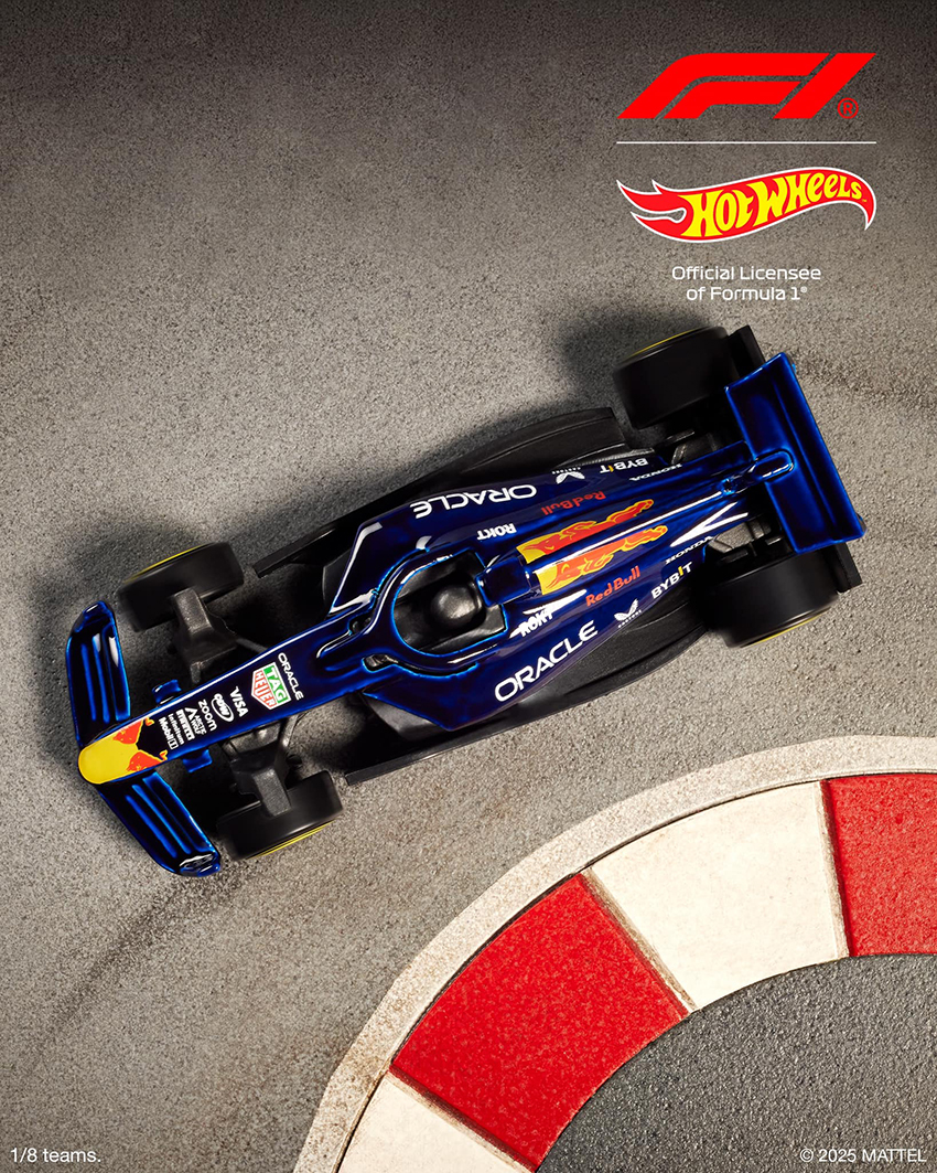 Hot Wheels ปล่อยภาพของเล่นคอลเล็กชัน F1 