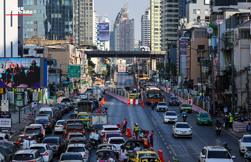 ปิดสะพานข้ามแยกราชเทวี