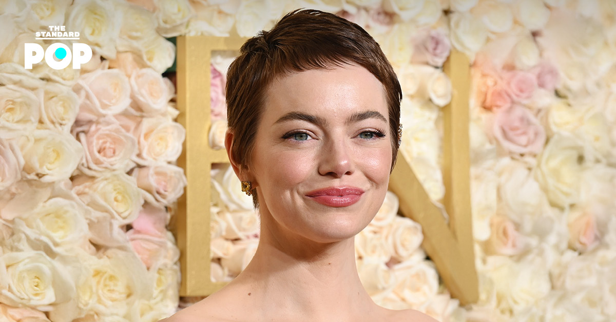 ทรงผม Pixie Cut ของ Emma Stone บนงาน Golden Globes 2025