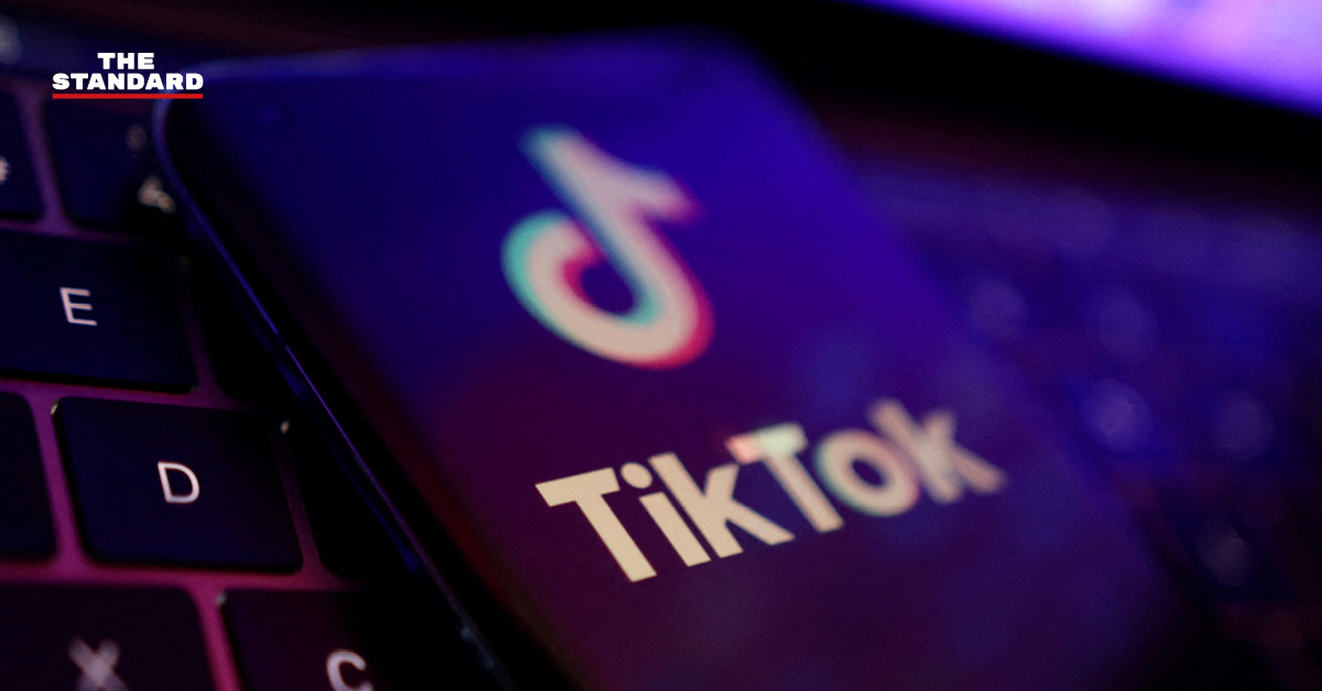 แอปพลิเคชัน TikTok แสดงข้อความแจ้งปิดให้บริการในสหรัฐอเมริกา