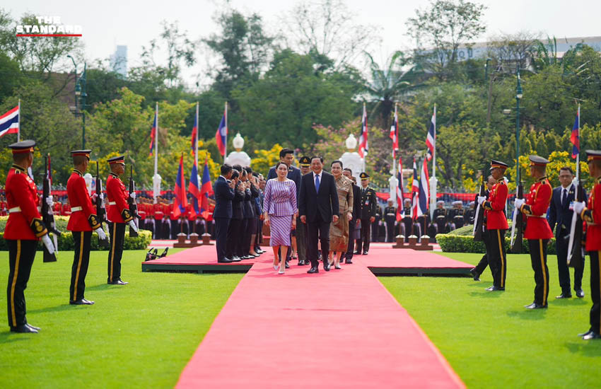 แพทองธารต้อนรับนายกฯ สปป.ลาว ร่วมฉลอง 75 ปี 