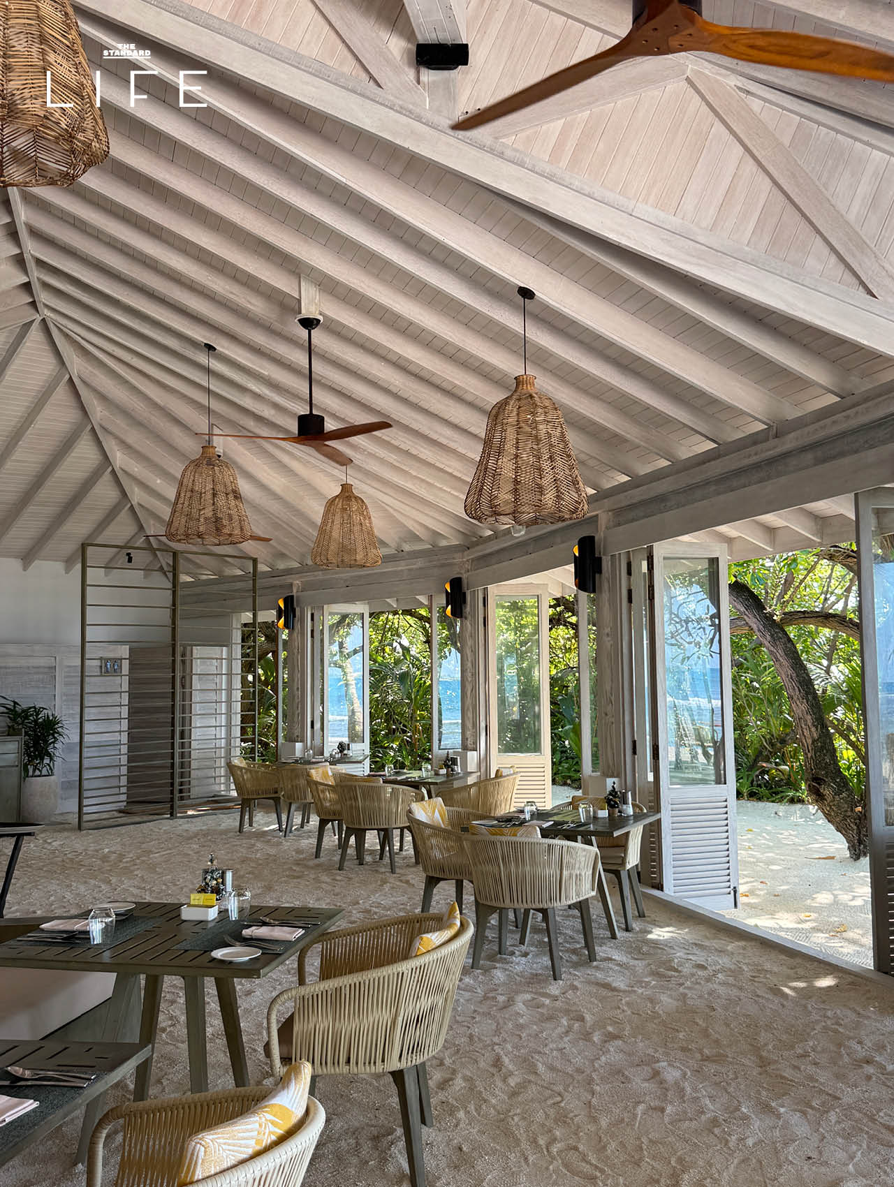 ร้านอาหาร Cumin และวิวจาก Anantara Veli Maldives Resort
