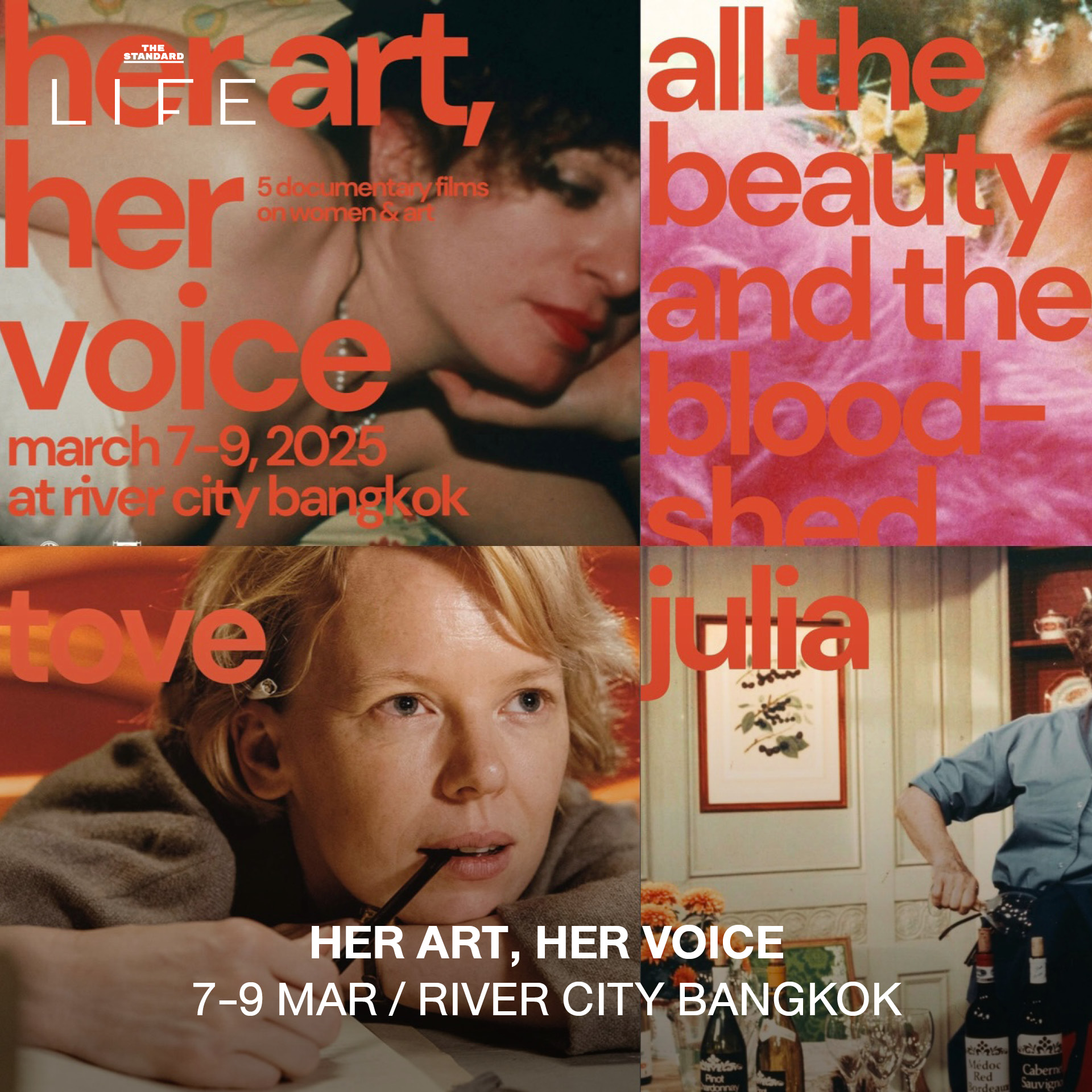 HER ART, HER VOICE  / 7-9 MAR / RIVER CITY BANGKOK
