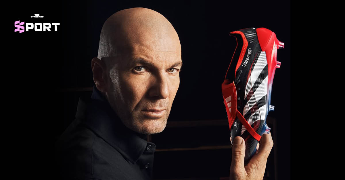 รองเท้าฟุตบอล adidas Predator Moments สีดำ-ขาว-แดงคลาสสิก ฉลองครบรอบ 30 ปี พร้อมลิ้นรองเท้าพับแบบดั้งเดิม