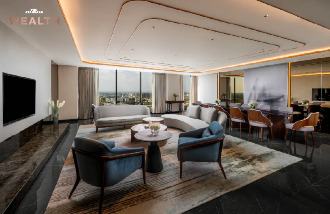 โซน Living ห้อง Presidential Suite อมารี เวียงจันทน์ 