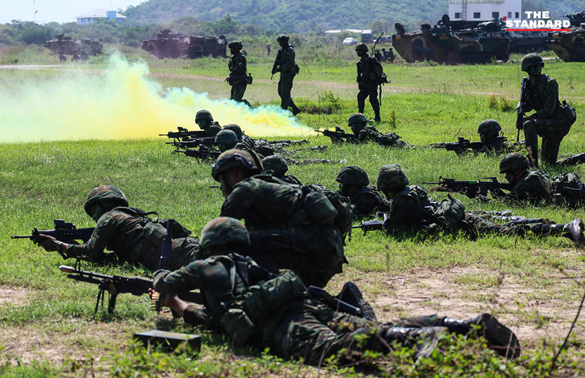 ทหารไทย สหรัฐ และเกาหลีใต้ ร่วมฝึกยุทธ์สะเทินน้ำสะเทินบกในการฝึกคอบร้าโกลด์ 2025 ที่หาดยาว สัตหีบ