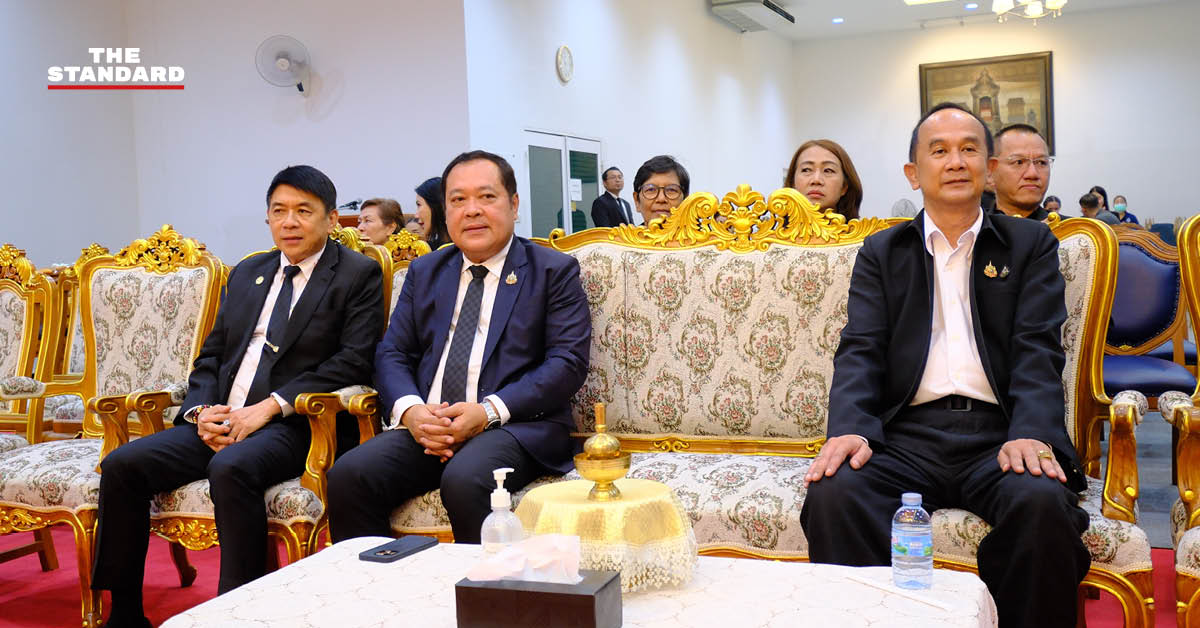 พ.ต.อ.ทวี สอดส่อง รัฐมนตรีว่าการกระทรวงยุติธรรม ร่วมงานสวดพระอภิธรรม ผู้กำกับโจ้ พร้อมยืนยันจะให้ความเป็นธรรมถึงที่สุด