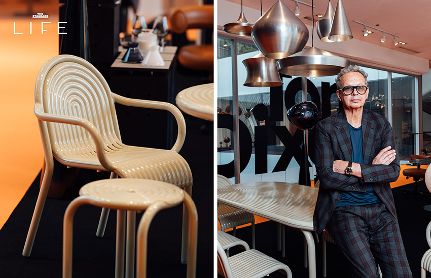 Tom Dixon ดีไซเนอร์ชื่อดังชาวอังกฤษเปิดตัวคอลเล็กชัน Groove เฟอร์นิเจอร์กลางแจ้งที่กรุงเทพฯ เป็นครั้งแรกในรอบ 13 ปี