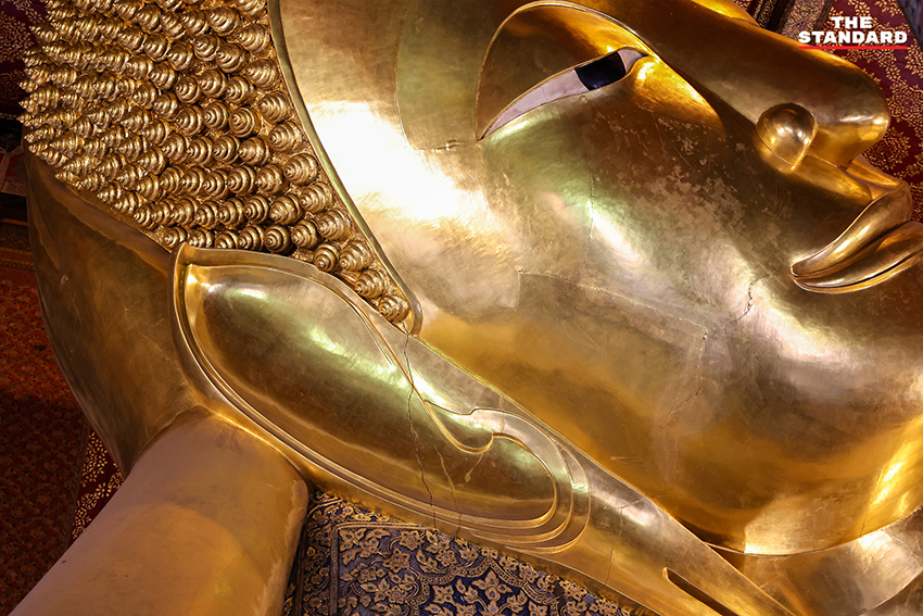 รมว.วัฒนธรรม ตรวจสภาพพระนอนวัดโพธิ์ 