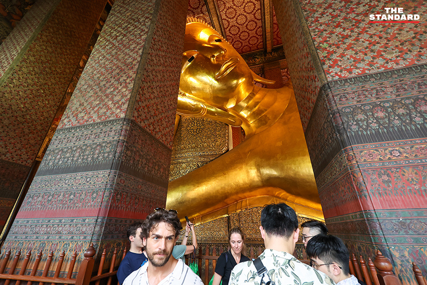 รมว.วัฒนธรรม ตรวจสภาพพระนอนวัดโพธิ์ 