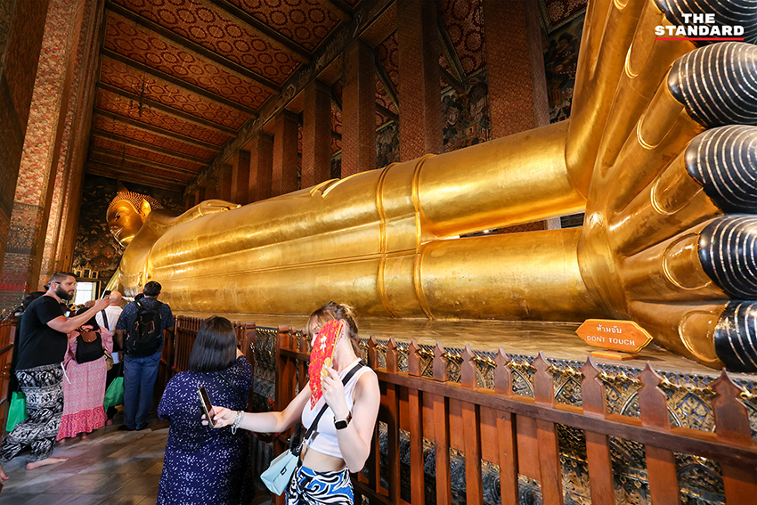 รมว.วัฒนธรรม ตรวจสภาพพระนอนวัดโพธิ์ 