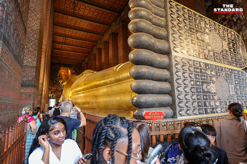 รมว.วัฒนธรรม ตรวจสภาพพระนอนวัดโพธิ์ 