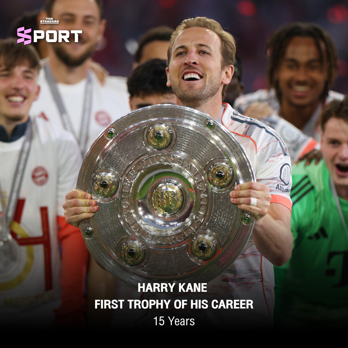 Harry Kane First trophy of his career 15 Years
