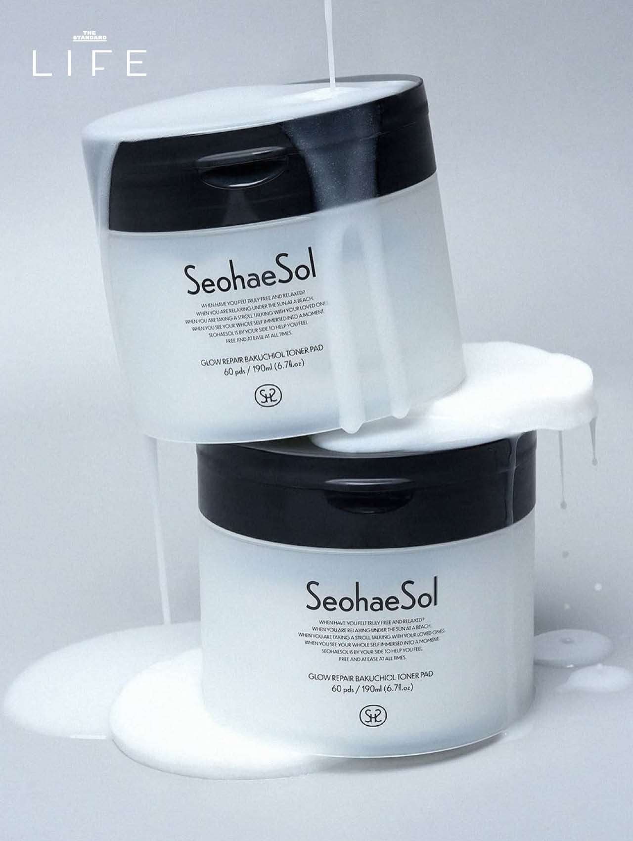 Seohaesol Glow Repair Bakuchiol Toner Pad 