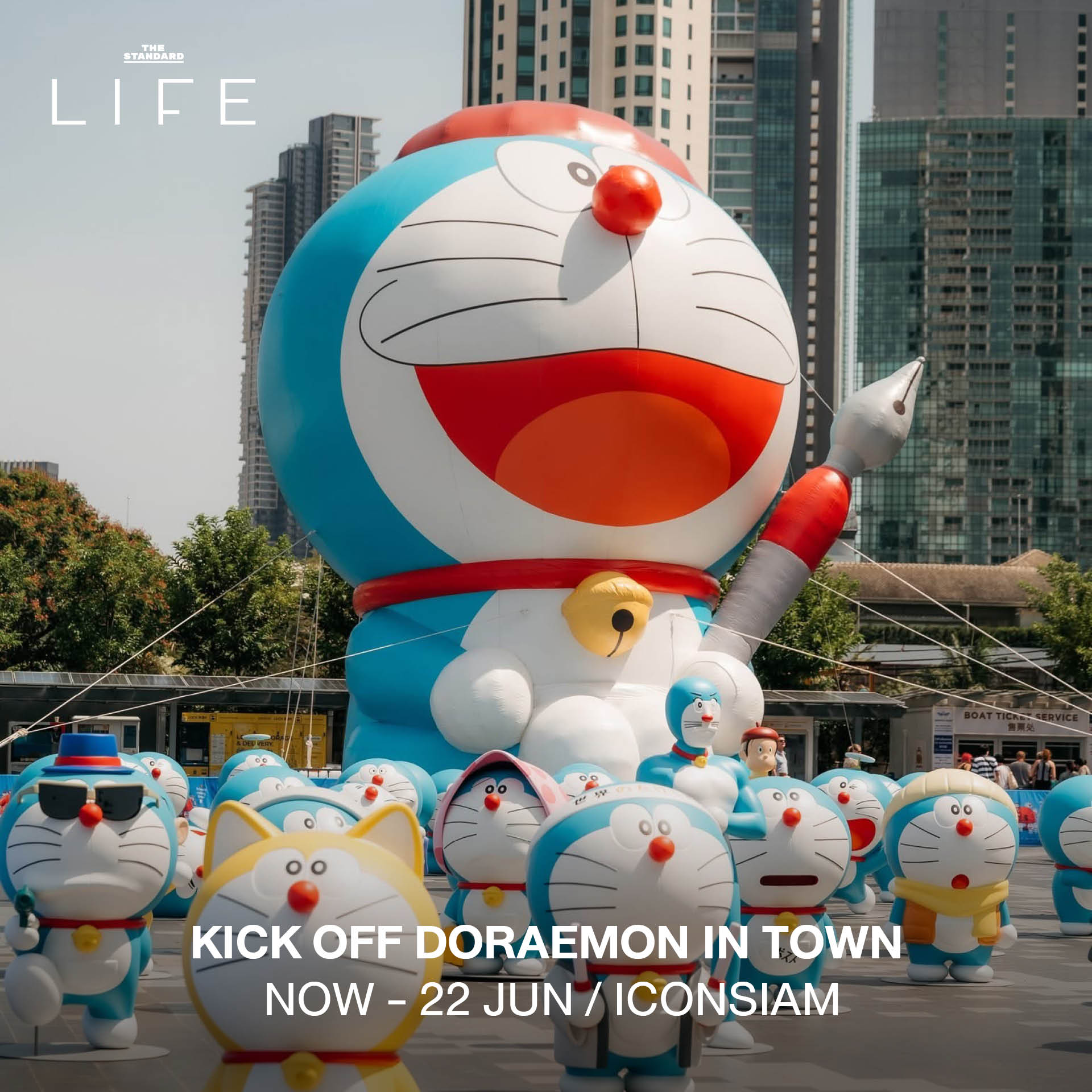 Kick Off Doraemon in Town 