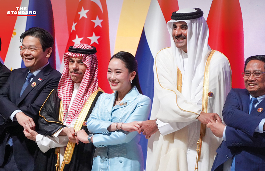 นายกฯ ร่วมประชุมอาเซียน-GCC เสนอความร่วมมือ 3Ps พร้อมเรียกร้องหยุดยิงกาซา