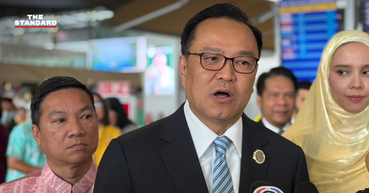 อนุทิน ชาญวีรกูล ตอบสื่อที่สนามบินสุวรรณภูมิ กรณีกุสุมาลวตียื่นสอบจริยธรรม