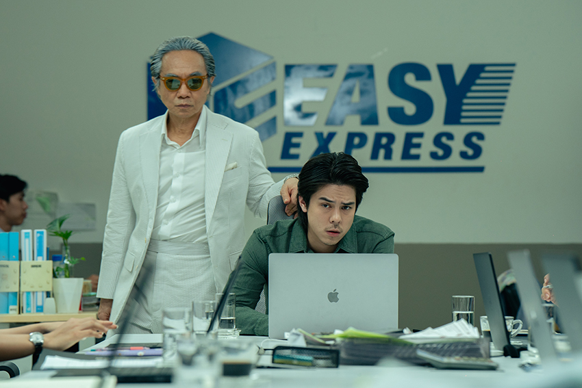 ภาพโปสเตอร์ซีรีส์ สงคราม ส่งด่วน Netflix ตัวละครหลัก สันติ และทีมธันเดอร์เอ็กซ์เพรส