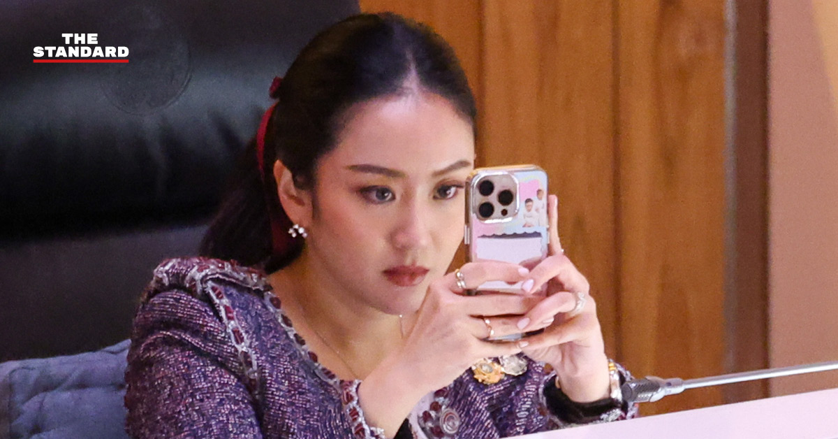 แพทองธาร ชินวัตร นายกรัฐมนตรี เข้าร่วมฟังการอภิปรายงบประมาณปี 2569 ในห้องประชุมสภาฯ