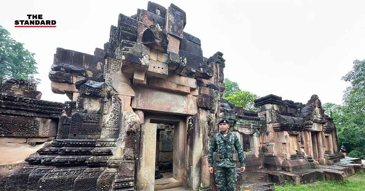 ทหารไทยประจำชายแดน ปราสาทตาเมือนธม