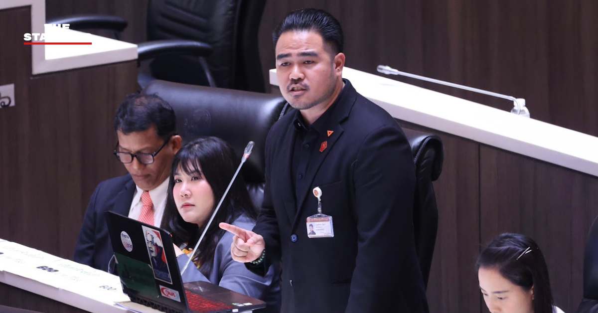 สหัสวัต คุ้มคง ขณะอภิปรายในสภา เรียกร้องให้รัฐใช้หนี้และปฏิรูปกองทุนประกันสังคมเพื่ออนาคตของผู้ประกันตน
