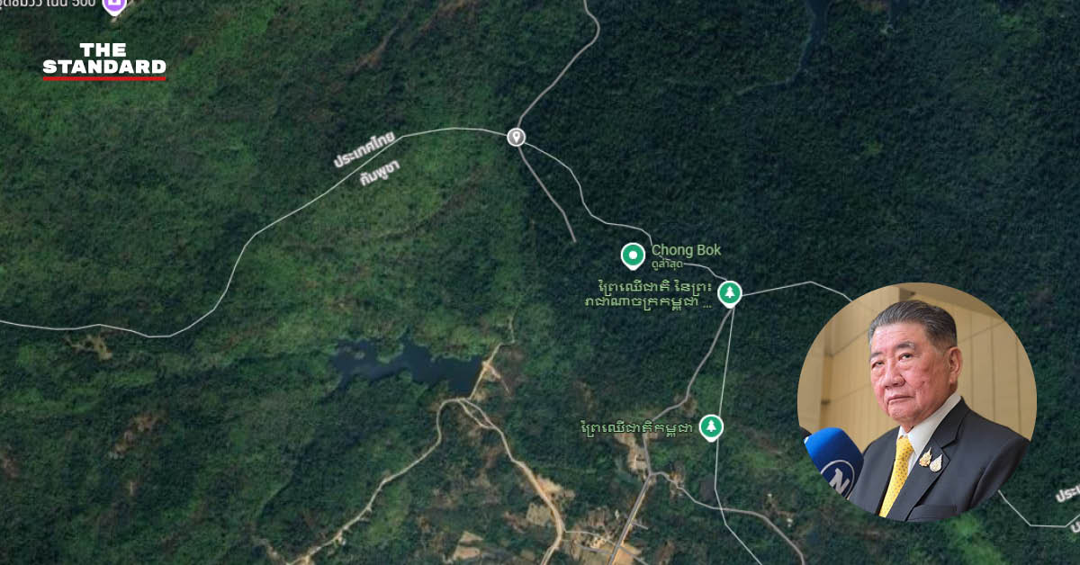 ภาพสถานการณ์ชายแดนช่องบก จังหวัดอุบลราชธานี ขณะทหาร ไทย ตรึงกำลังป้องกันเหตุปะทะกับ กัมพูชา