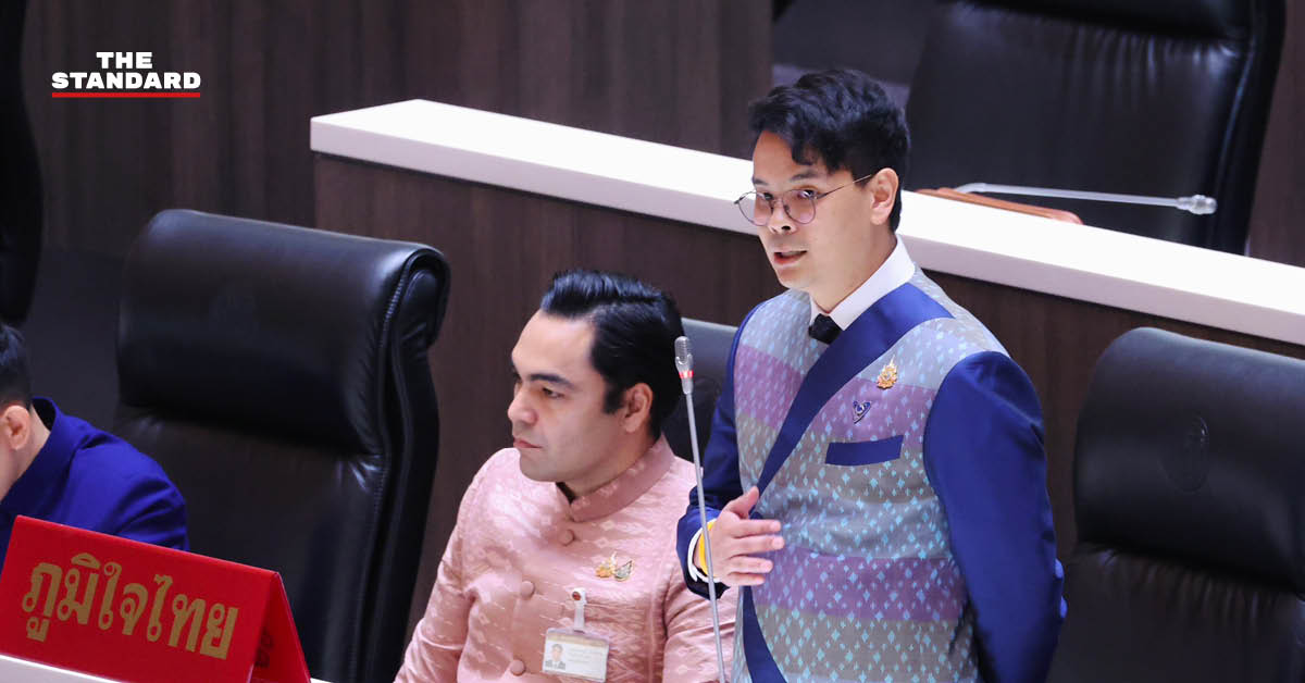 ไชยชนก ชิดชอบ ขณะอภิปรายในสภาเรื่องภัยพิบัติปี 2569 พร้อมกล่าวถึงบทบาทของอนุทิน และส่งสารถึงนายกฯ แพทองธาร