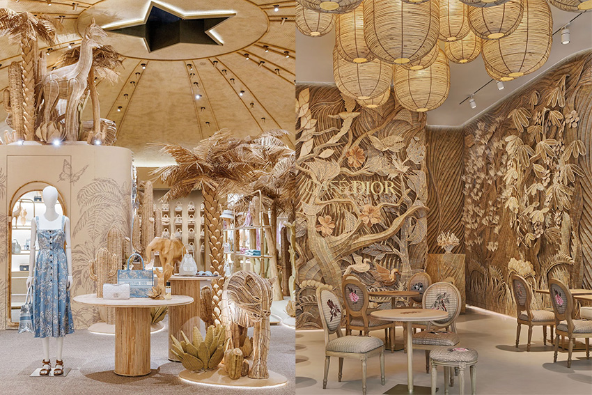 คอนเซปต์สโตร์ Dior Gold House เพลินจิต กรุงเทพฯ